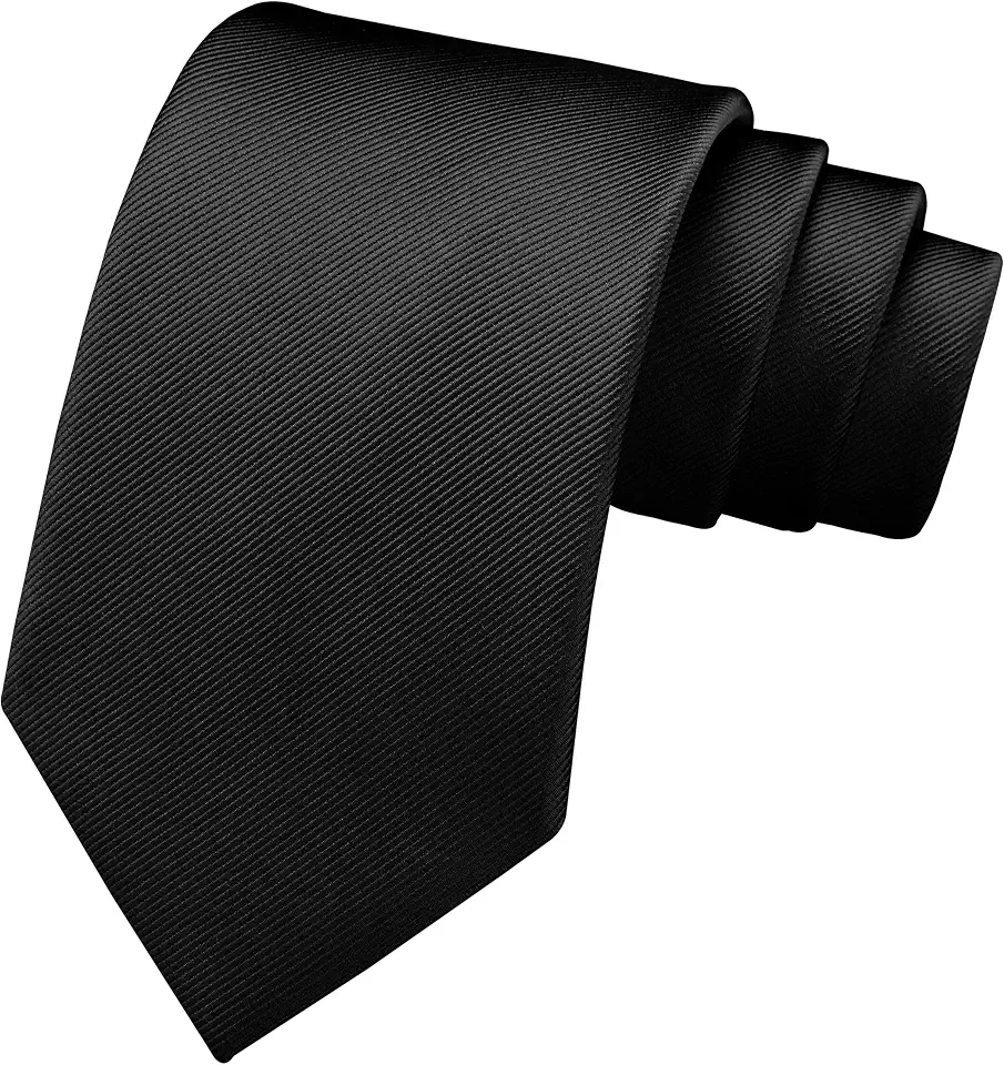 Branduce 3.15"（8cm） Men's Solid Color Formal Woven Necktie + Gift Box