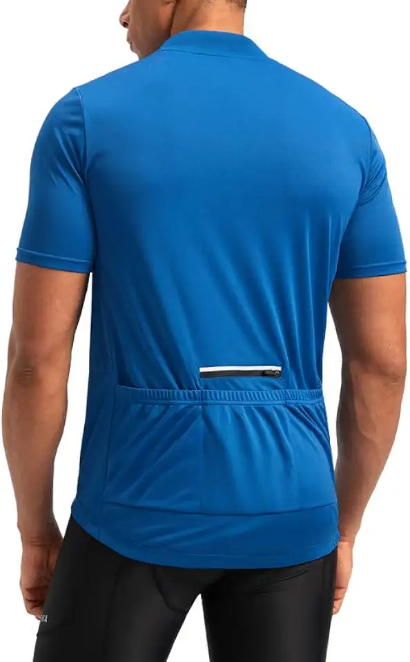 Men's Royal Blue Short Sleeve Cycling Jersey