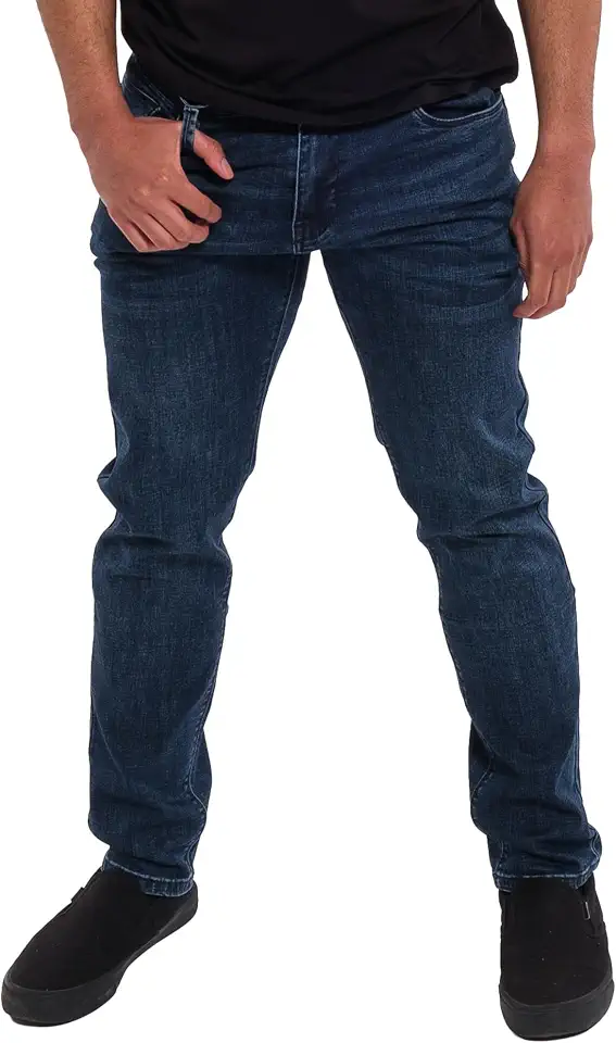 Kenneth Cole REACTION Mens Blue Jeans Slim Fit