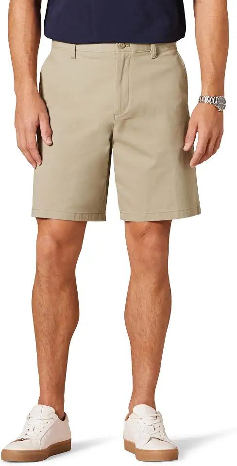 Men's Slim Fit Tan Chino Shorts