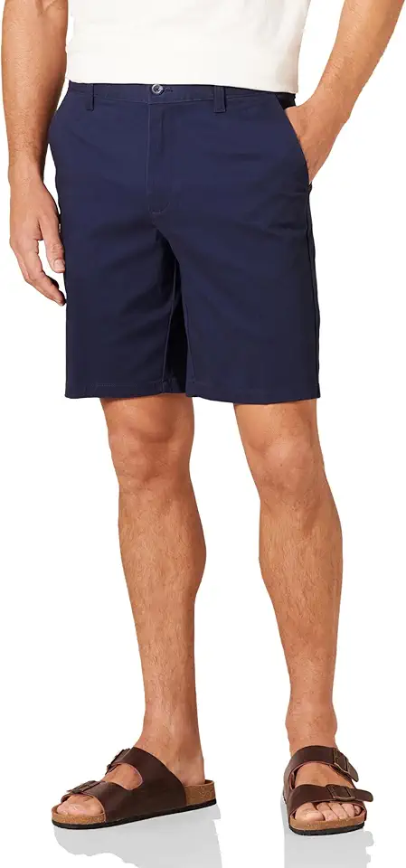 Amazon Essentials Men's 9" Comfort Stretch Chino Shorts