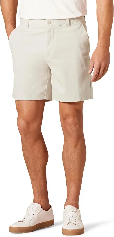 Amazon Essentials Men's 7" Cotton Blend Stretch Chino Shorts