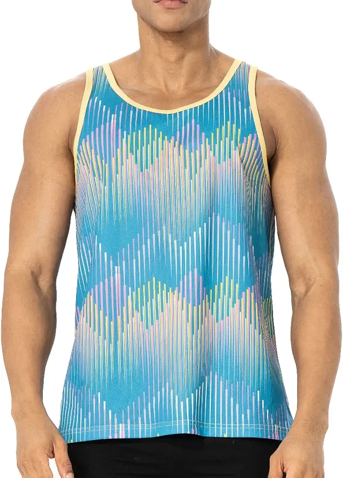 AIMPACT Men's Mesh Quick Dry Athletic Workout Tank Tops