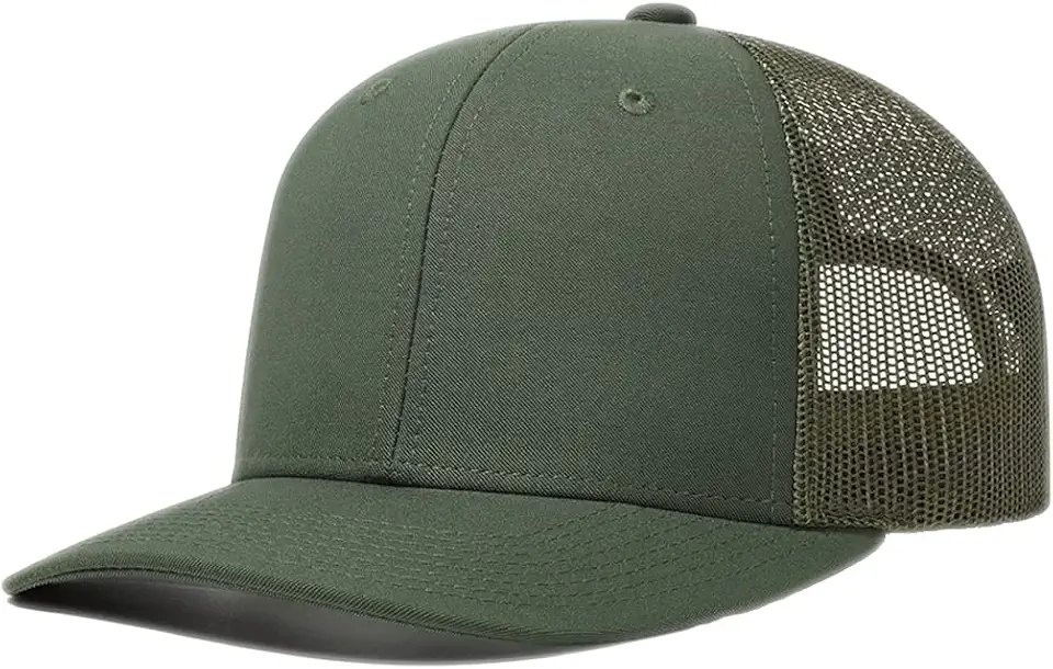 Quanhaigou Trucker Hat - Mesh Snap Back - Unisex Adjustable Baseball Cap - Outdoor Hats for Men Women