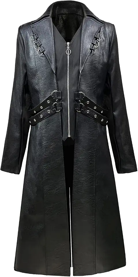Men's Black Leather Asymmetrical Motorcycle Jacket