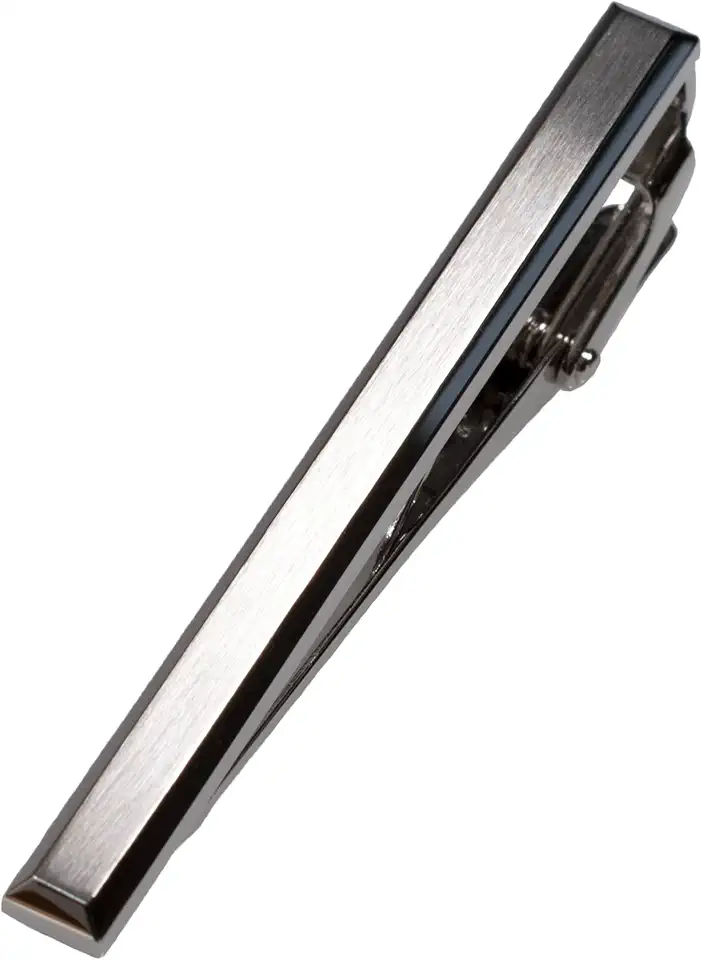 [TAVARAT] Tie Clip Tie Clips for Men Black Silver Light Gold Tie Bar Tie Pin Tps-163