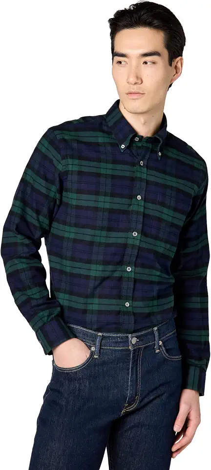 Brooks Brothers Mens Long Sleeve Flannel Shirt