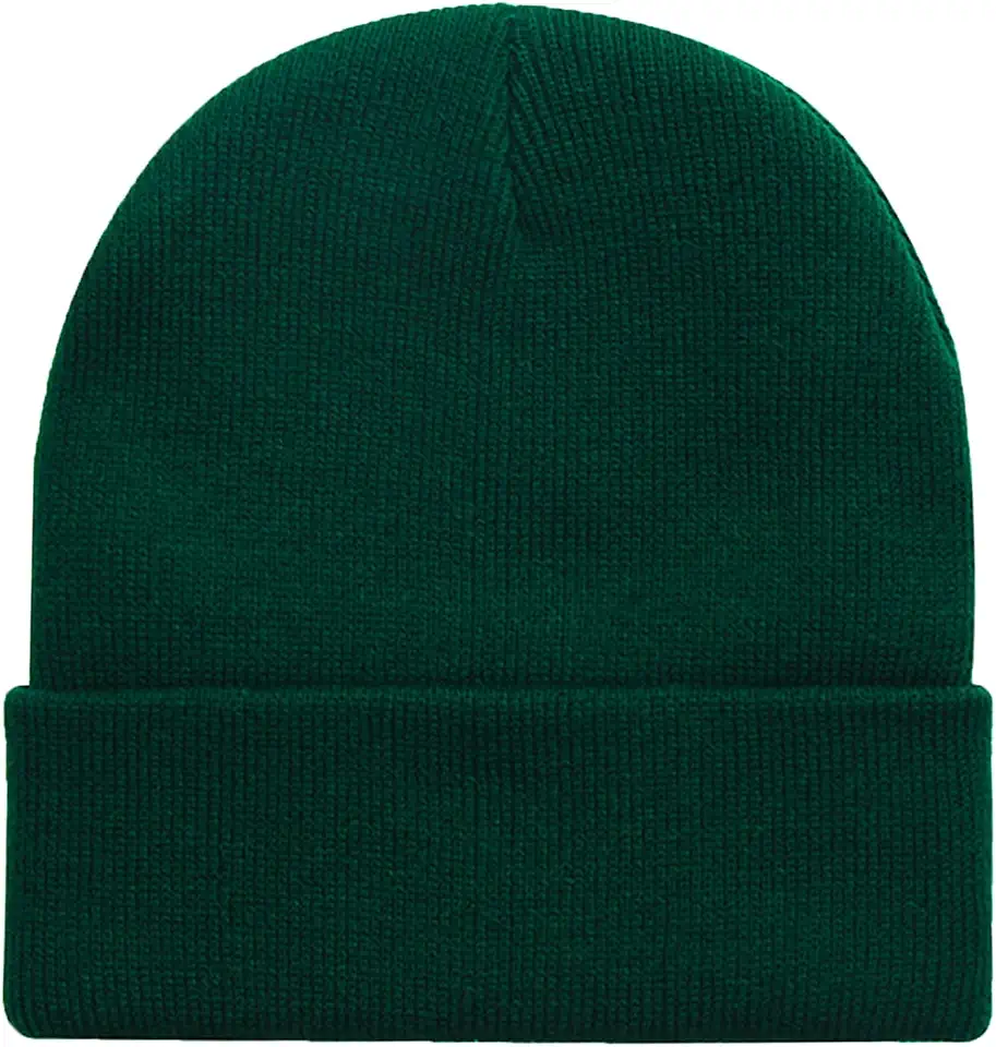 ZOORON Beanie for Men Women Warm Winter Hat Unisex Soft Knit Cuffed Beanie