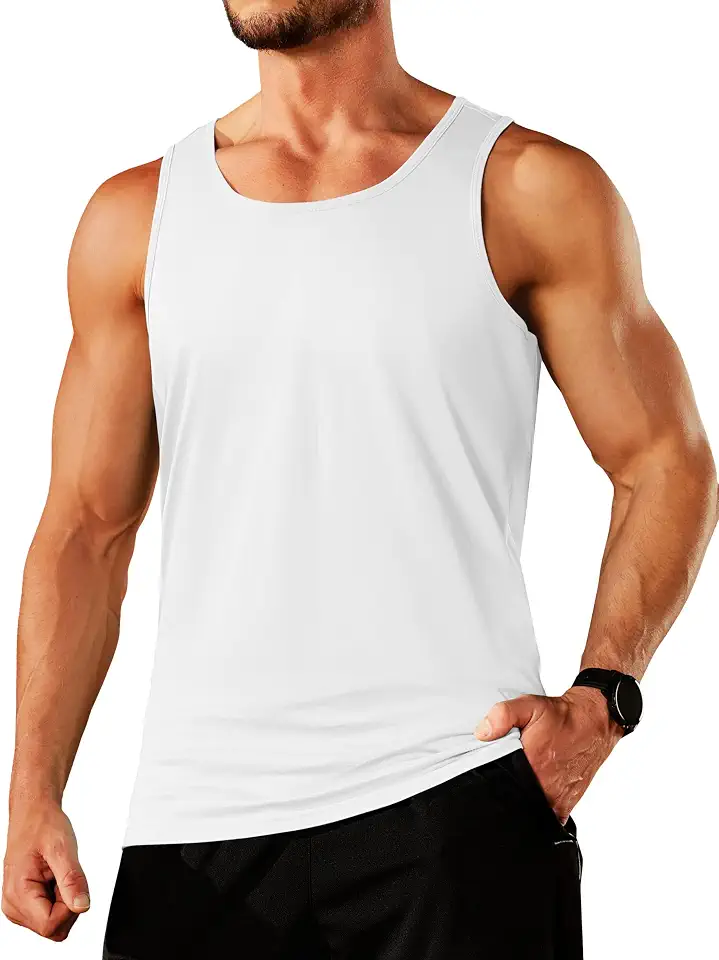 Men's White Tank Top