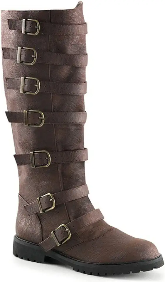 Men's Tall Brown Leather Riding Boots