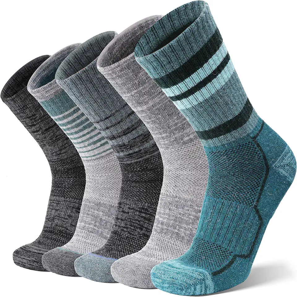 ANTSANG Merino Wool Hiking Socks, Maximum Breathability, for Men and Women
