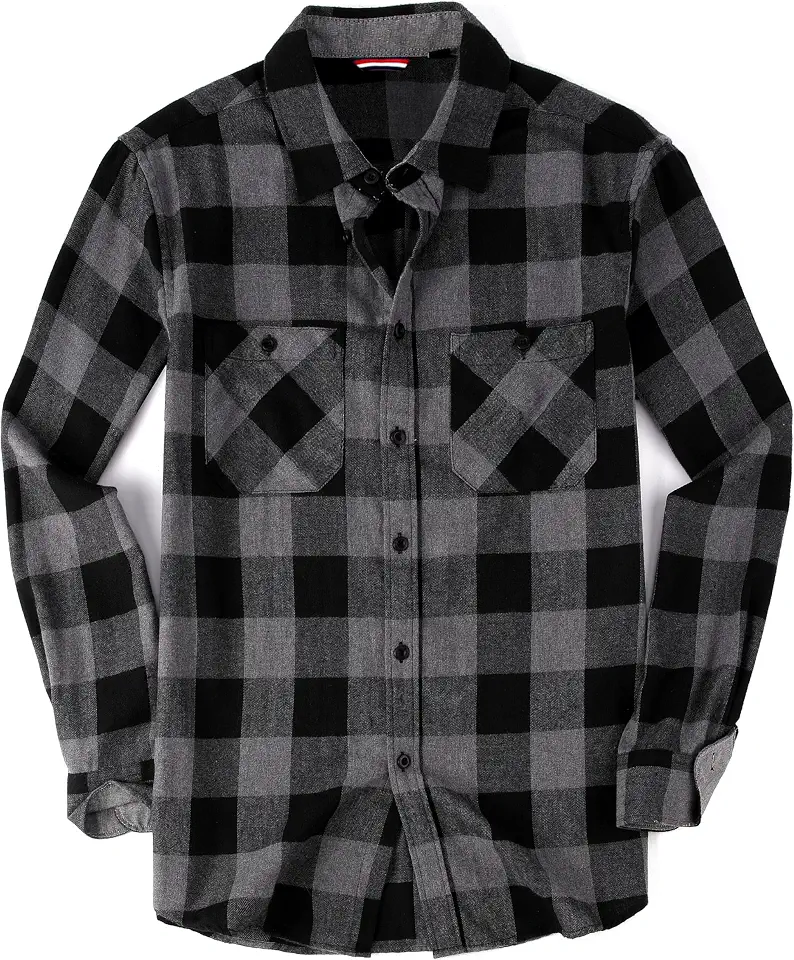 Men's Plaid Button Down Shirt