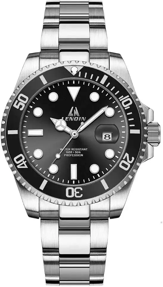 Men's Stainless Steel Link Watch