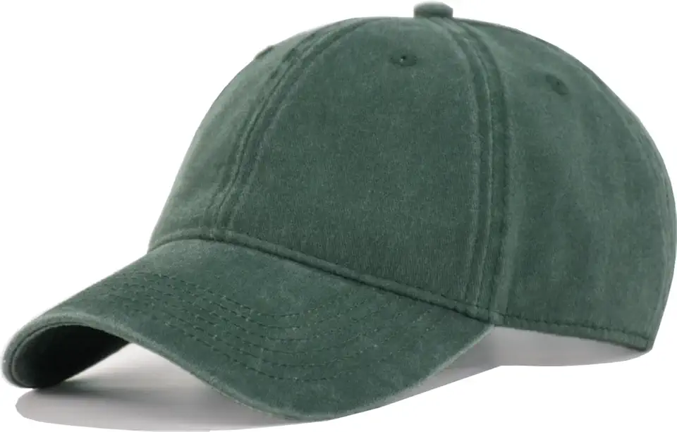 Vintage Washed Cotton Baseball Caps Men Women Adjustable Unstructured Low Profile Dad Hat