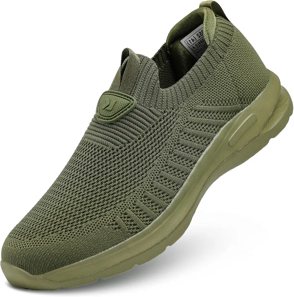 Men's Olive Green Trail Running Sneakers