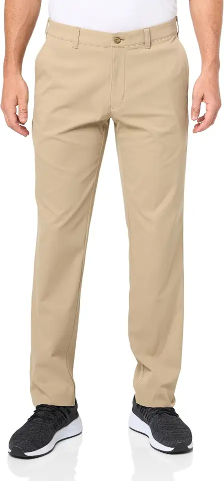 PGA Tour Men's Flat Front Active Waistband Golf Pant