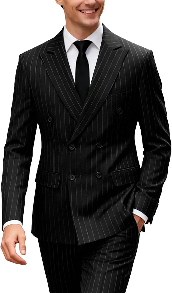 Men's Suit Slim Fit 2 Piece Floral Paisley Wedding Tuxedo Set