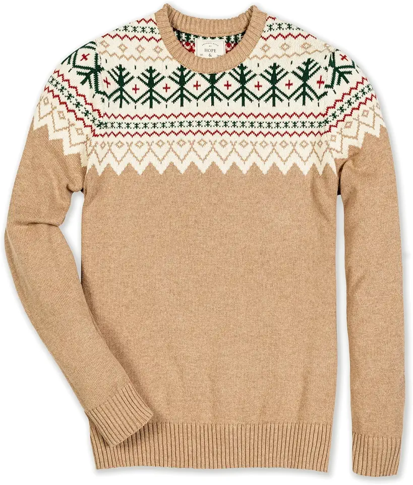 Hope & Henry Girls' Cable Front Pullover Sweater