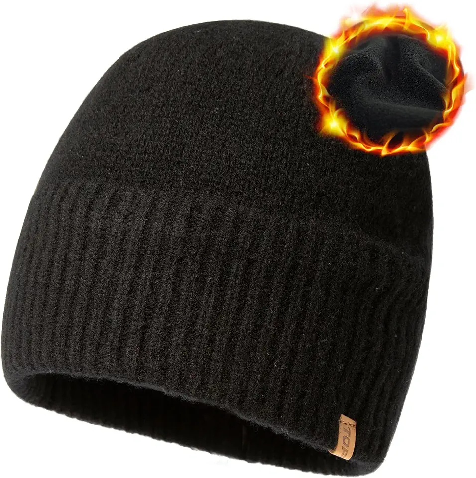 Global Recycled Standard TOP-EX PolarWool Merino Wool Beanie with Soft Polartec Fleece Lining