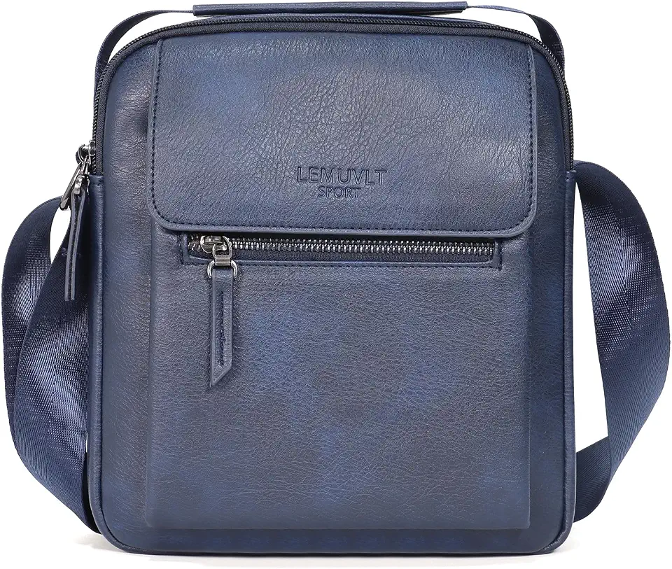 Medium & Small Crossbody bag for men shoulder bag mens purse satchel leather messenger bag gift