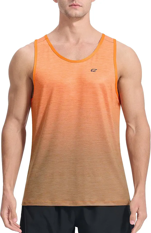 EZRUN Men's Quick Dry Gym Tank Top for High-Sweat Training Gym Workouts