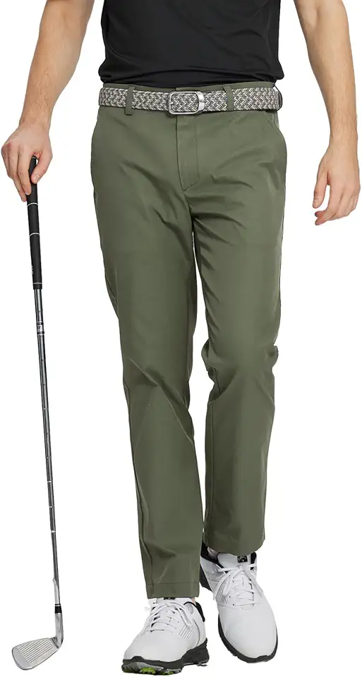 M MAELREG Golf Pants Men Quick Dry - 30"/32"/34" Stretch Lightweight 5 Pockets Water-Resistant Casual Mens Dress Pants