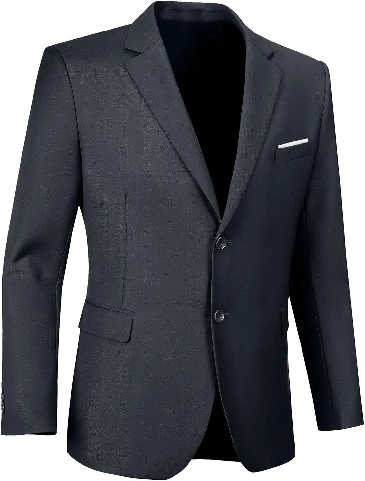 Mens Blazer Sports Coat Slim Fit 2 Button Solid Men's Casual Suit Blazer Jackets