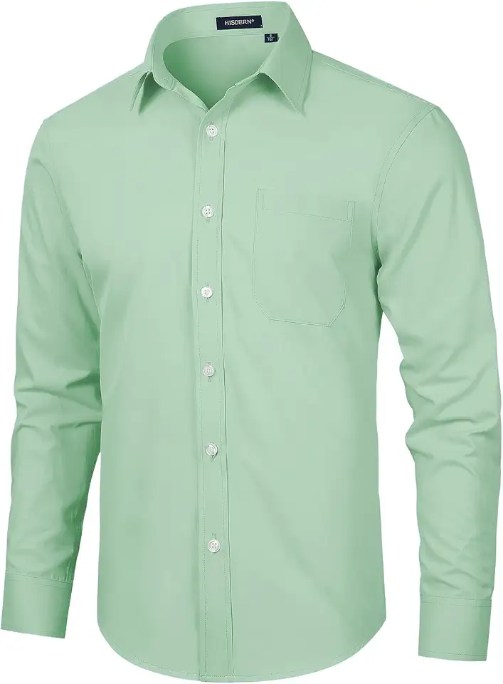Men's Teal Green Button Down Shirt