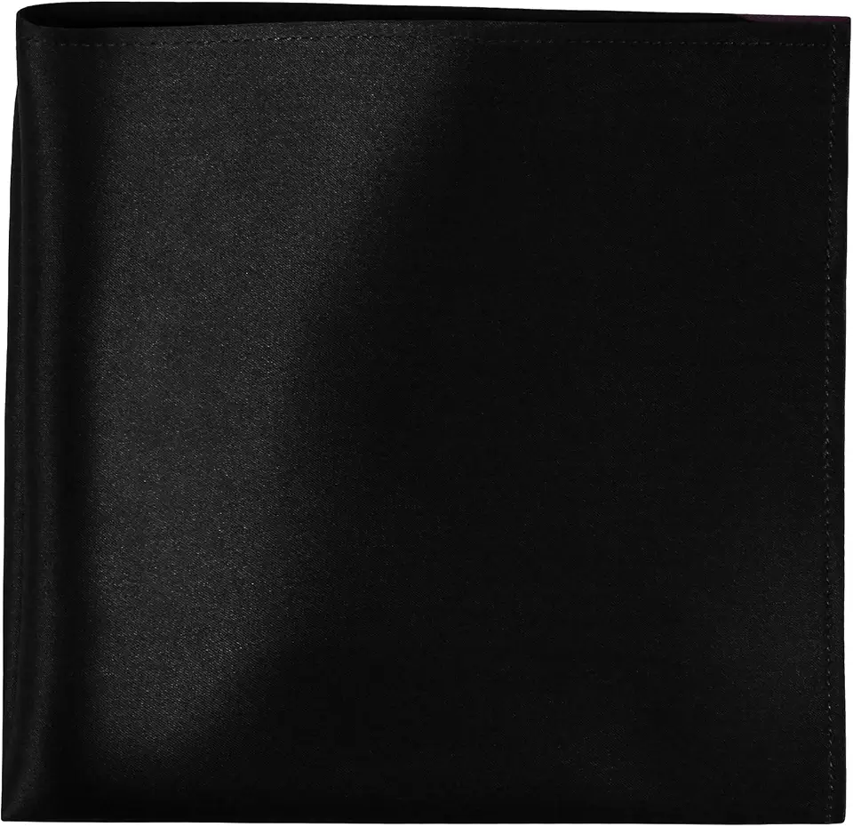 OEKO-TEX STANDARD 100 MANSPHIL 100% Real Mulberry Silk Pocket Square for Men, 11x11 Inch Solid Handkerchiefs, Multi Colors
