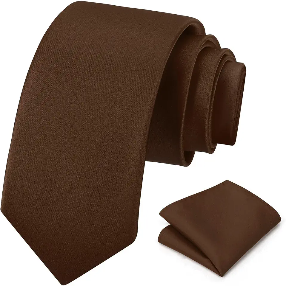 Men's Rust Brown Knit Tie