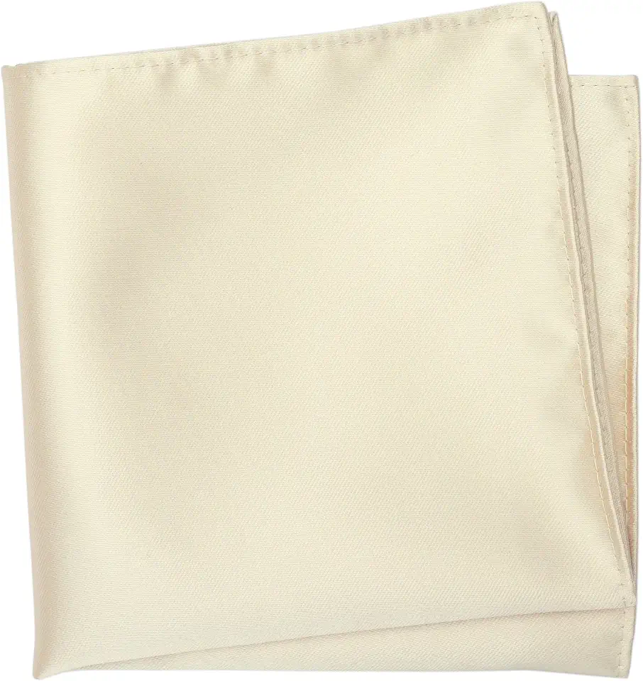 Solid Pocket Square for Men's Suits and Blazers