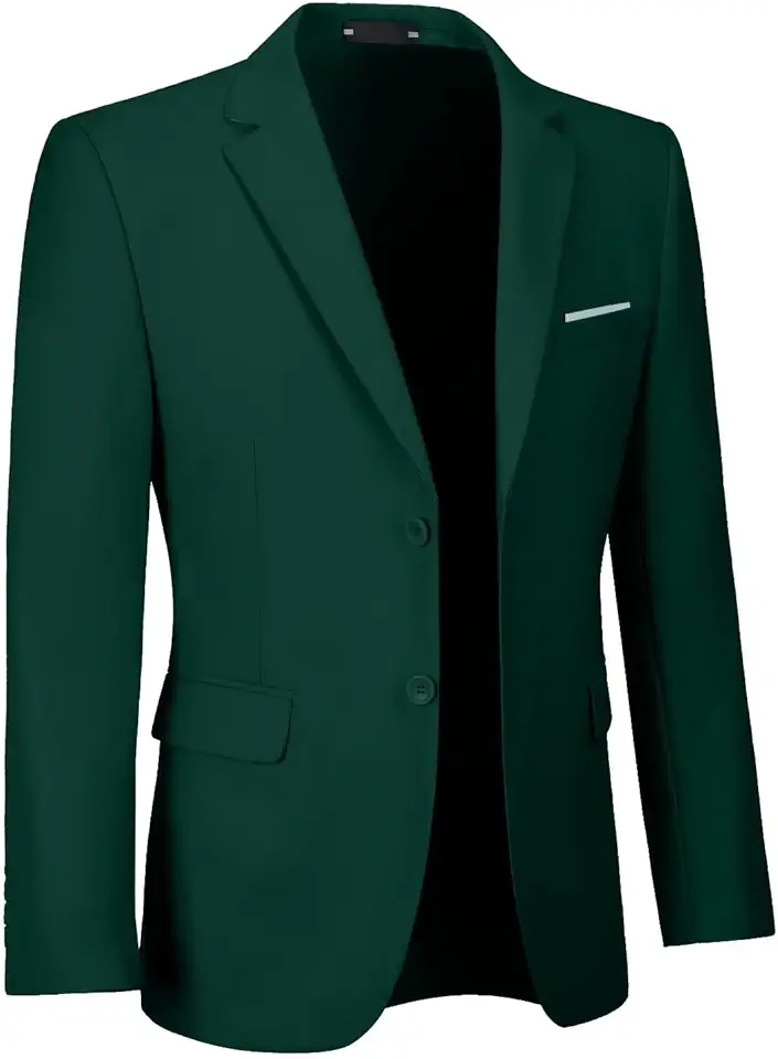 Mens Suit Jackets Two Button Slim Fit Blazers Casual Suit Separates Coat Sport Coats with Pockets for Wedding Prom Party
