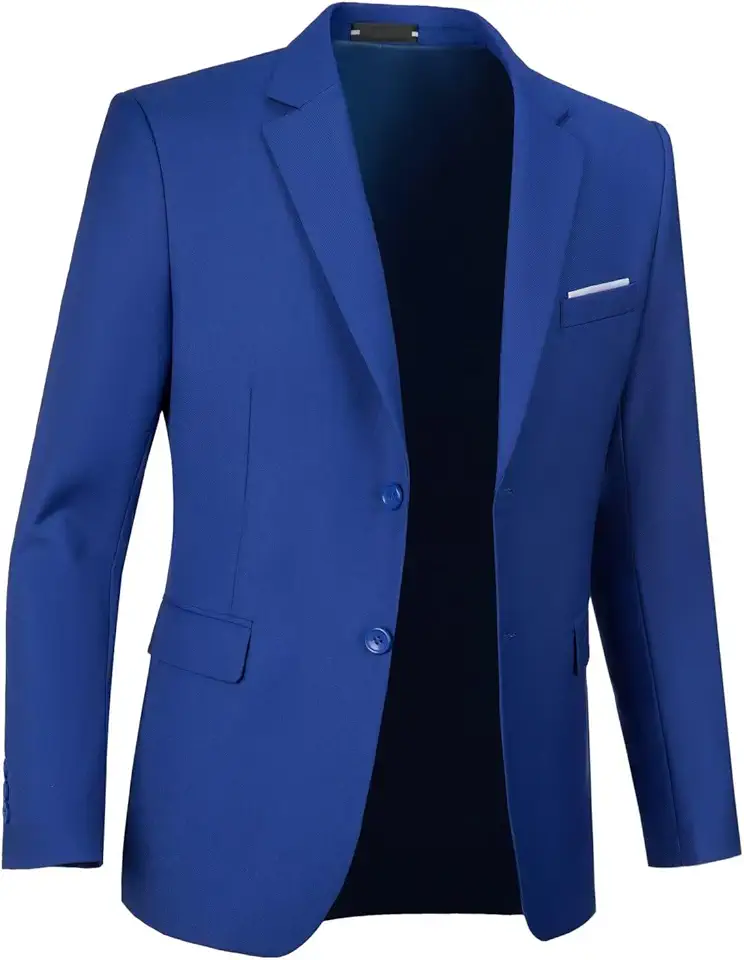 Mens Suit Jackets Two Button Slim Fit Blazers Casual Suit Separates Coat Sport Coats with Pockets for Wedding Prom Party