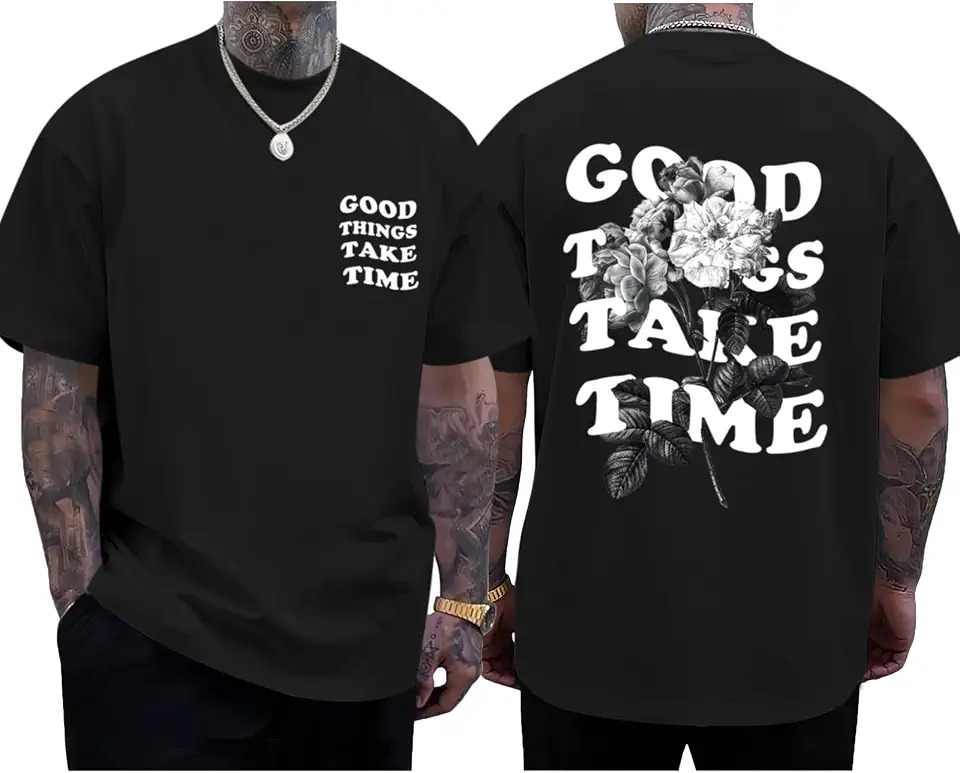 Men's Black Graphic Tee