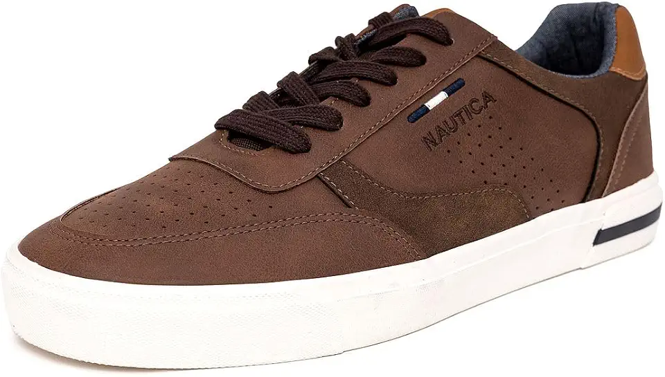 Nautica Men's Classic Low-Top Fashion Sneakers