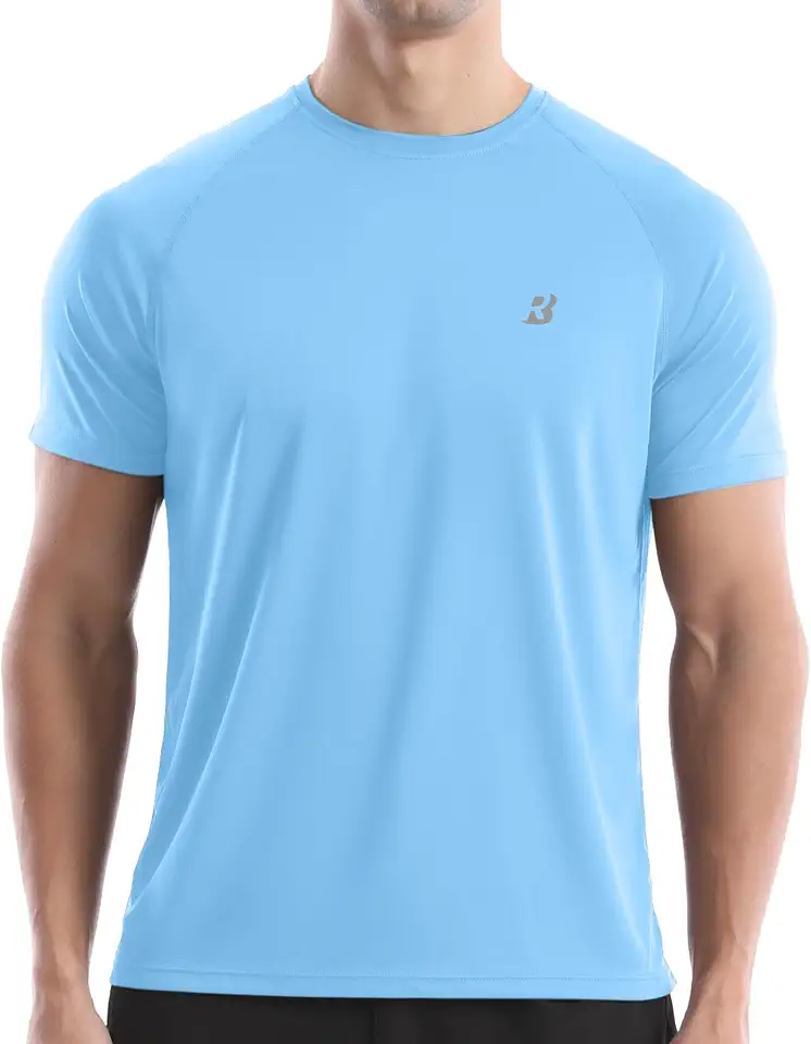 Global Recycled Standard Roadbox Men's Rash Guard Short Sleeve, UPF 50+ UV Sun Protection Swim Shirts, Quick Dry Lightweight Water Surf Beach T-Shirt