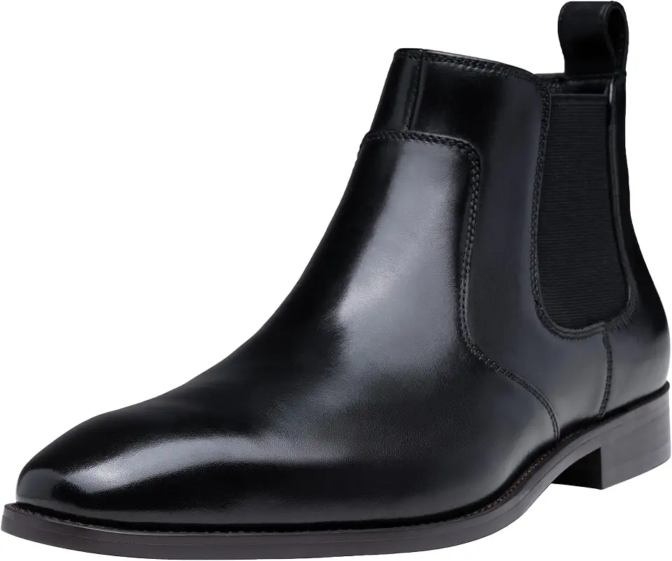Jousen Men's Chelsea Boots Leather Dress Boots for Men