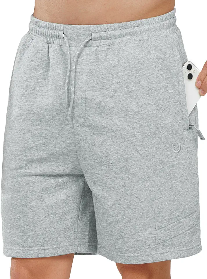 NORTHYARD Men's Cotton Casual Sweat Shorts 7" Athletic Running Workout Gym