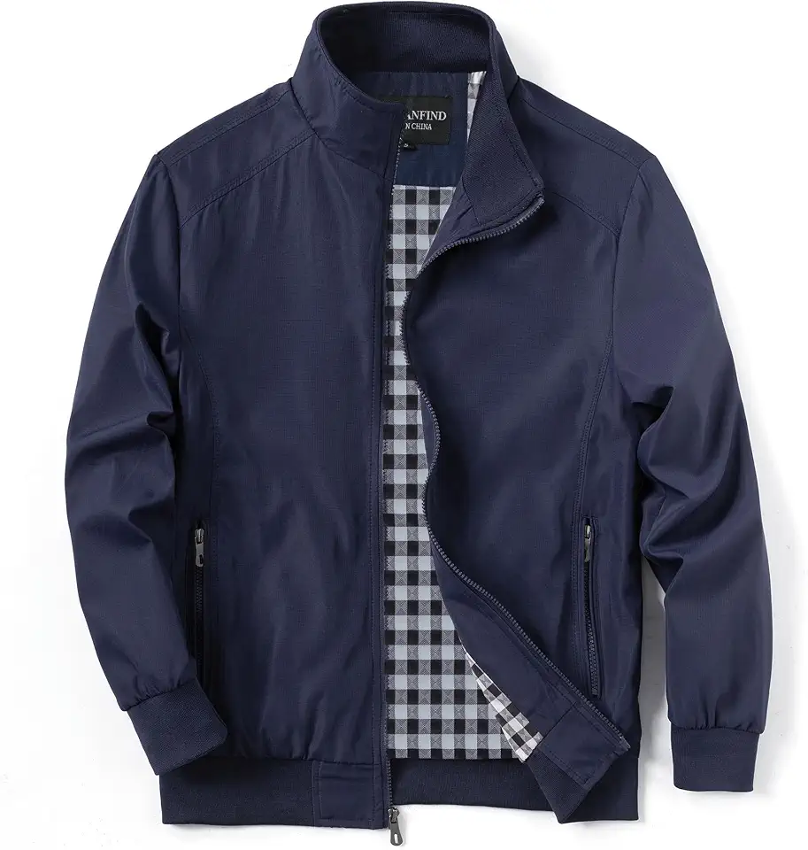 URBANFIND Men's Sports Shell Jacket Lightweight Windbreaker Outdoor Recreation Coat