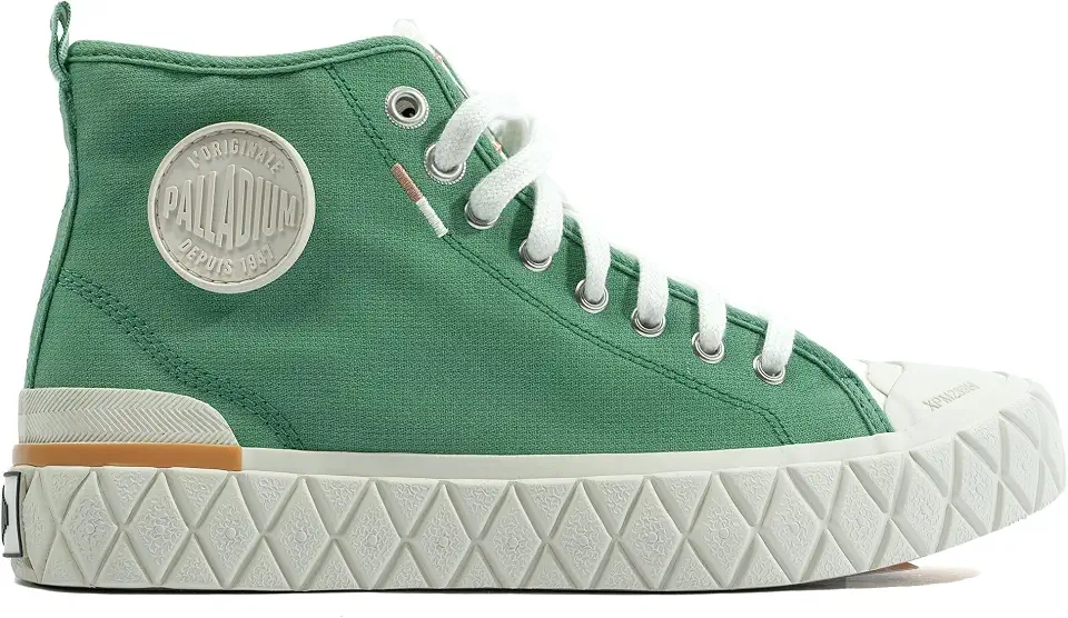 Men's Olive Green Canvas High Top Sneakers