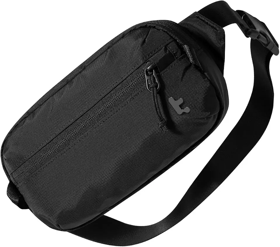 Global Recycled Standard tomtoc 1.5L Sling Bag with RFID Blocking Crossbody Chest Pack for Men Women