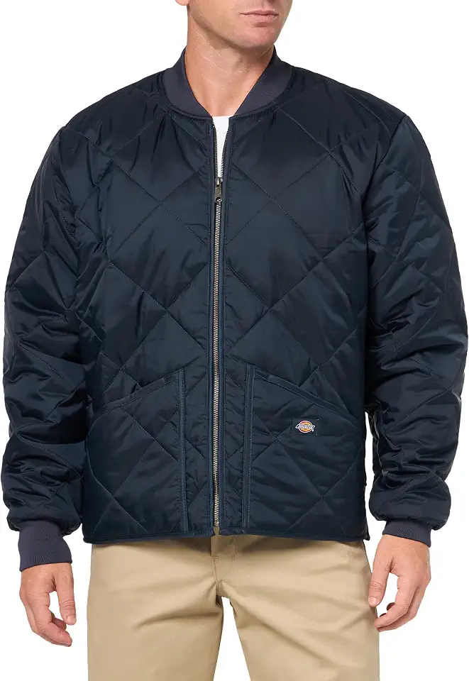 Dickies Men's Water Resistant Diamond Quilted Nylon Jacket