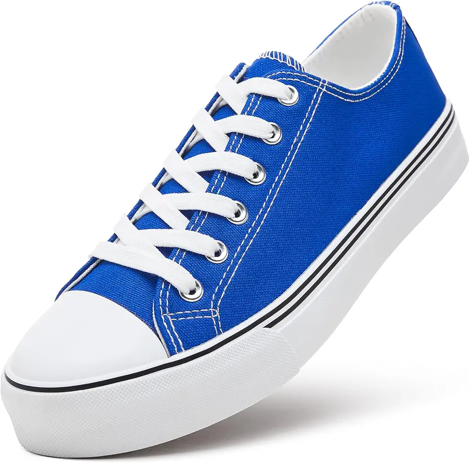 Men's Blue Low Top Sneakers
