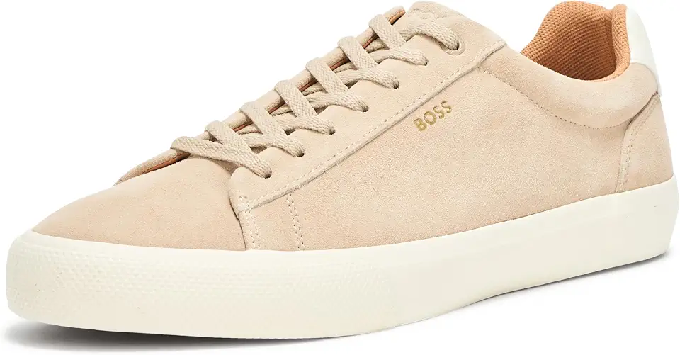 BOSS Men's Aiden Suede Low Top Sneaker