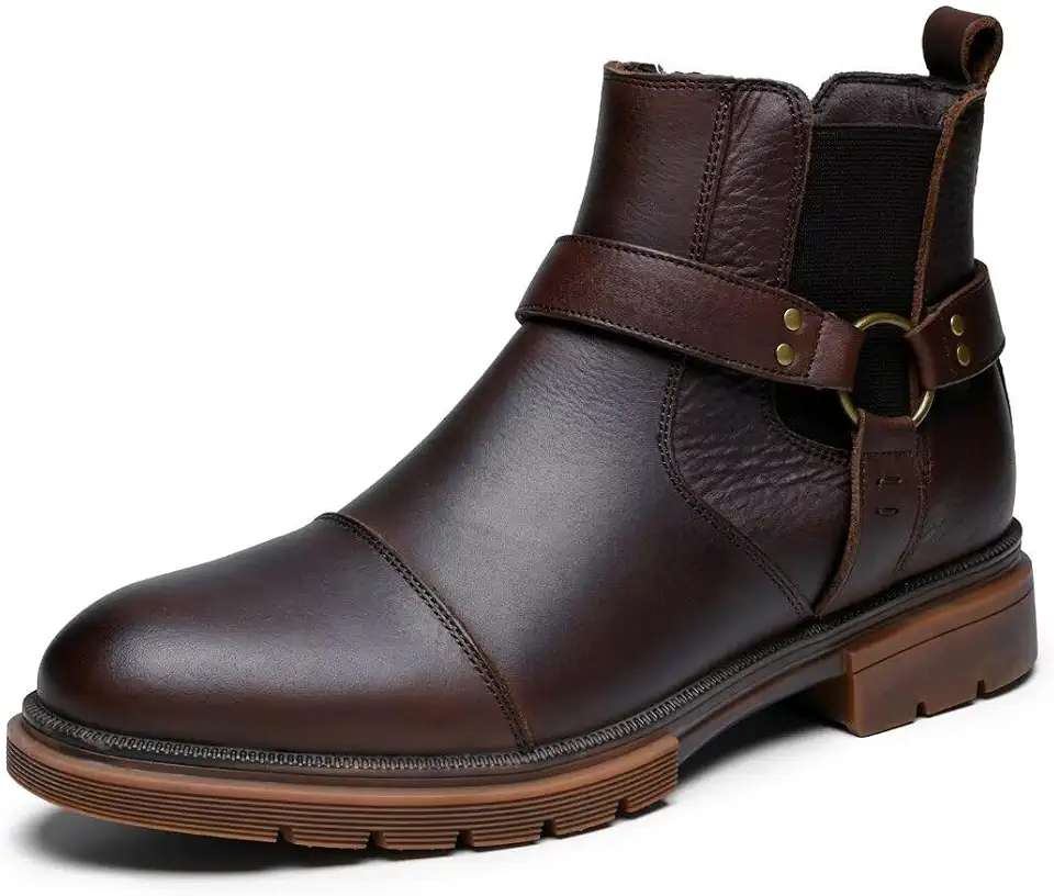 Arkbird Chelsea Ankle Boots for Men Genuine Leather Oxford Casual and Formal Dress Boot