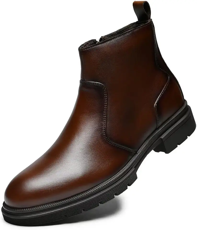 Arkbird Men's Dress Boots Genuine Leather Ankle Boot for Men Classic Casual Oxford Style Footwear