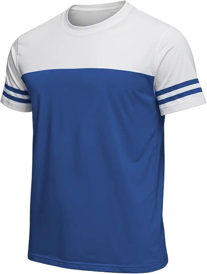 Decrum Mens Short Sleeve Crew Neck Striped T Shirts