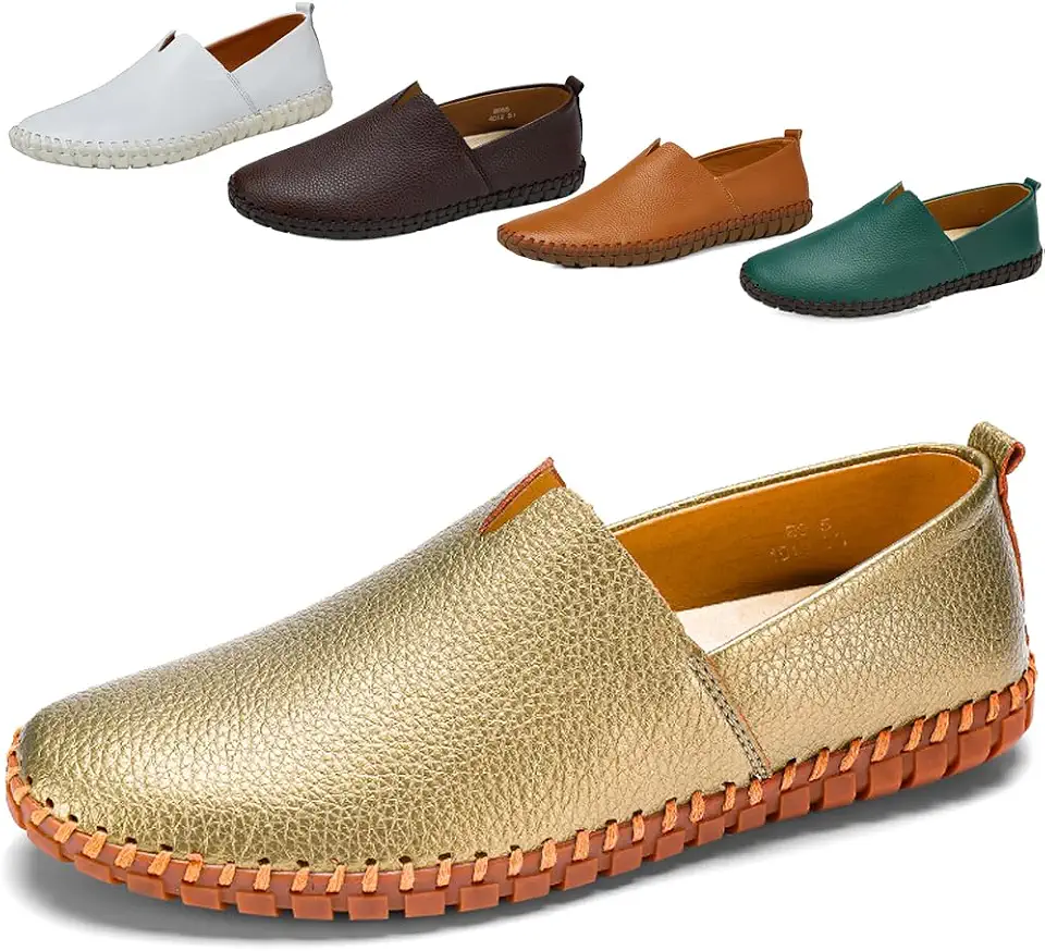 Men's Woven Leather Espadrille Mules