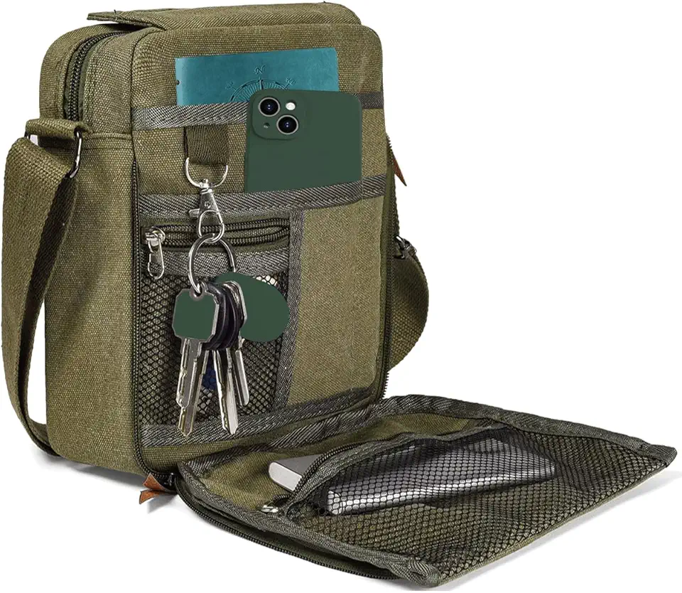 Men's Canvas Mini Tote Bag