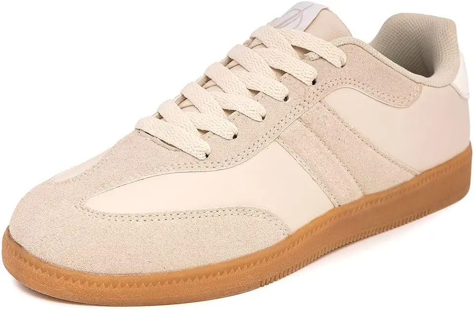 Nautica Womens Fashion Sneaker Classic Casual Shoe with Soft Cushion Comfort and Durable Gum Bottom Outsole - Keota